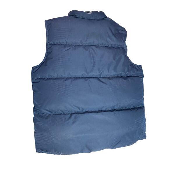 Vineyard Vines Navy Blue 80/20 Goose Down Zip 3 Pocket Puffer Vest Men’s Medium - Picture 5 of 11